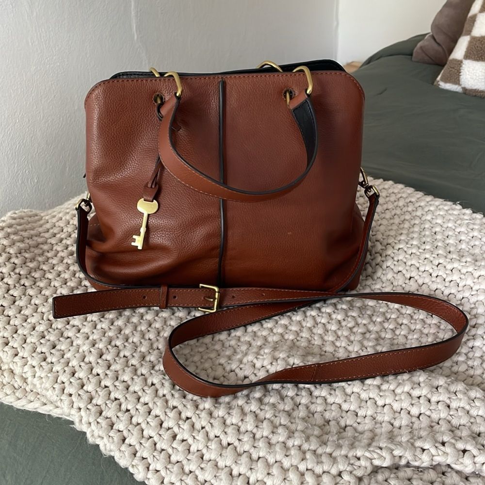 Fossil Lane Satchel - Brown